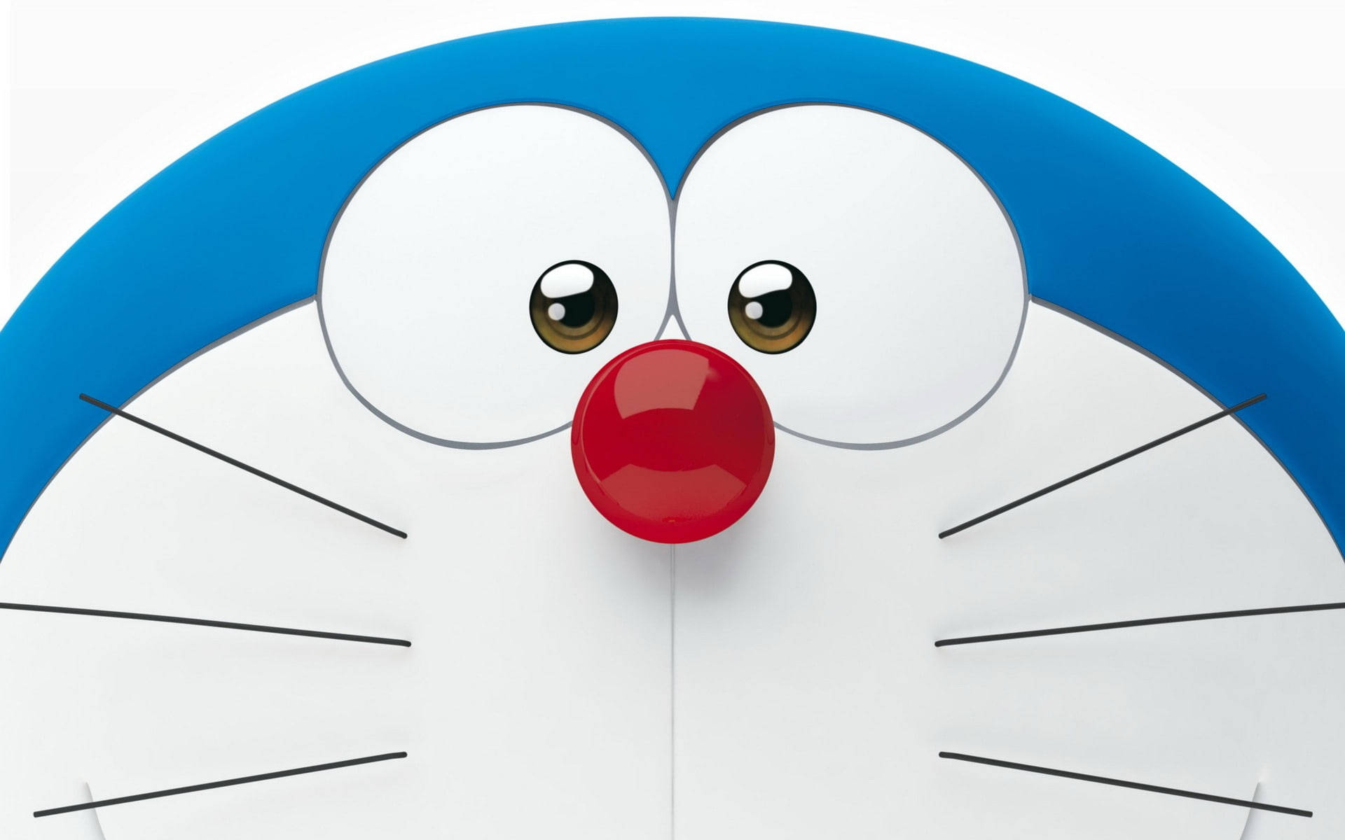 Minimalist Doraemon 3d Poster Wallpaper