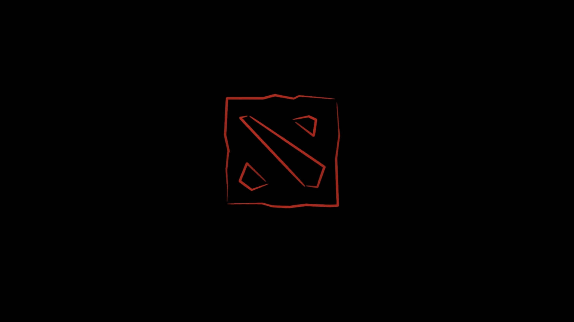 Logode Dota 2 Minimalista Para Juegos Fondo de pantalla