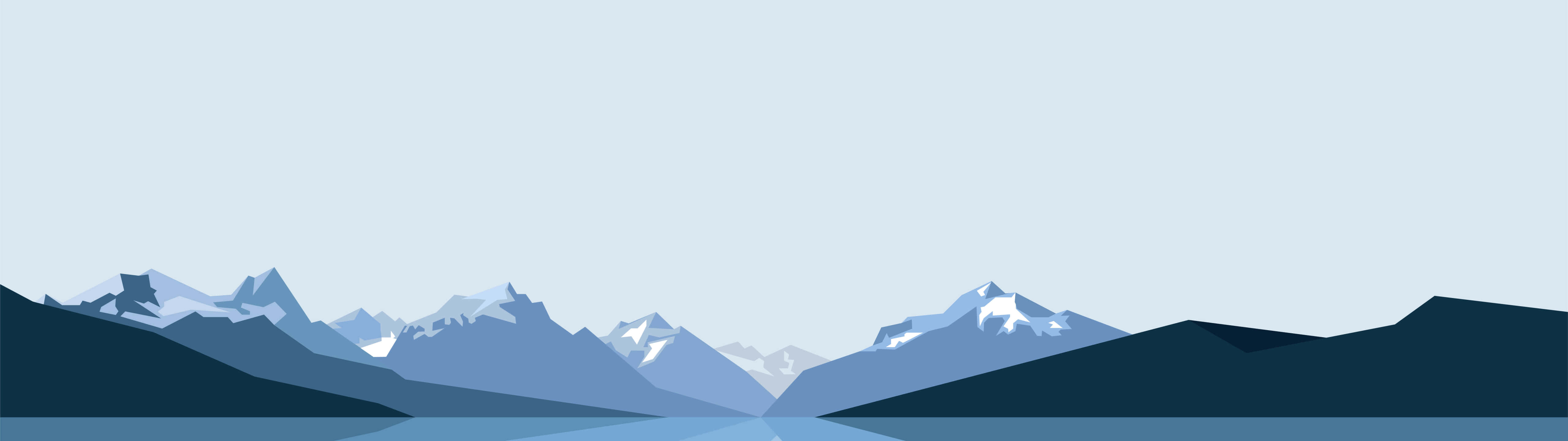 Unacadena Montañosa Con Un Lago Fondo de pantalla