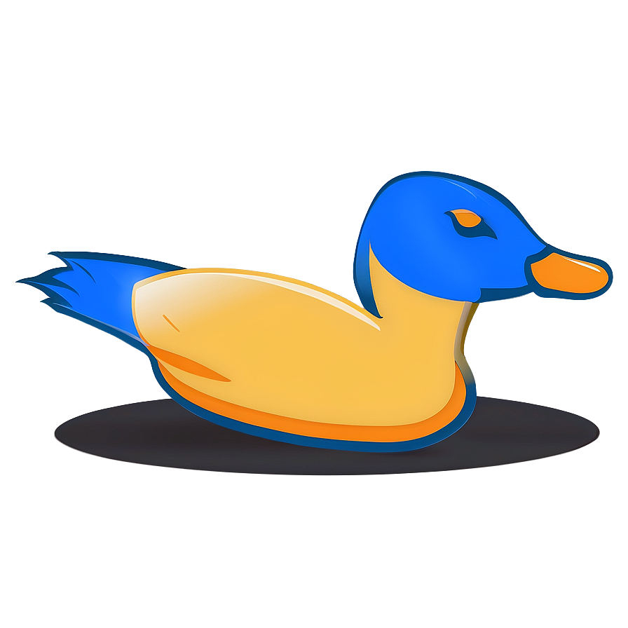 Download Minimalist Duck Icon Png Qlm | Wallpapers.com