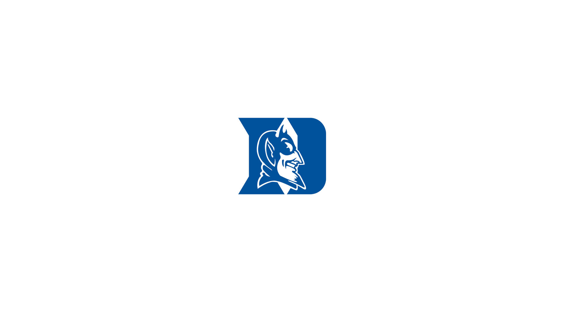 Minimalist Duke University Logo Wallpaper