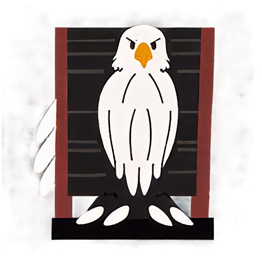 Minimalist Eagle Line Art Png A PNG
