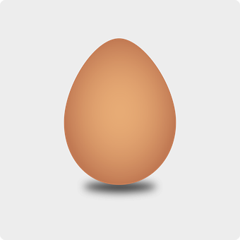 Minimalist Egg Designon Dark Background PNG