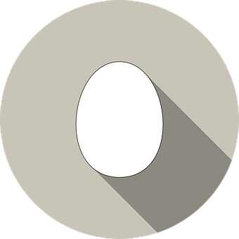 Minimalist Egg Graphic PNG