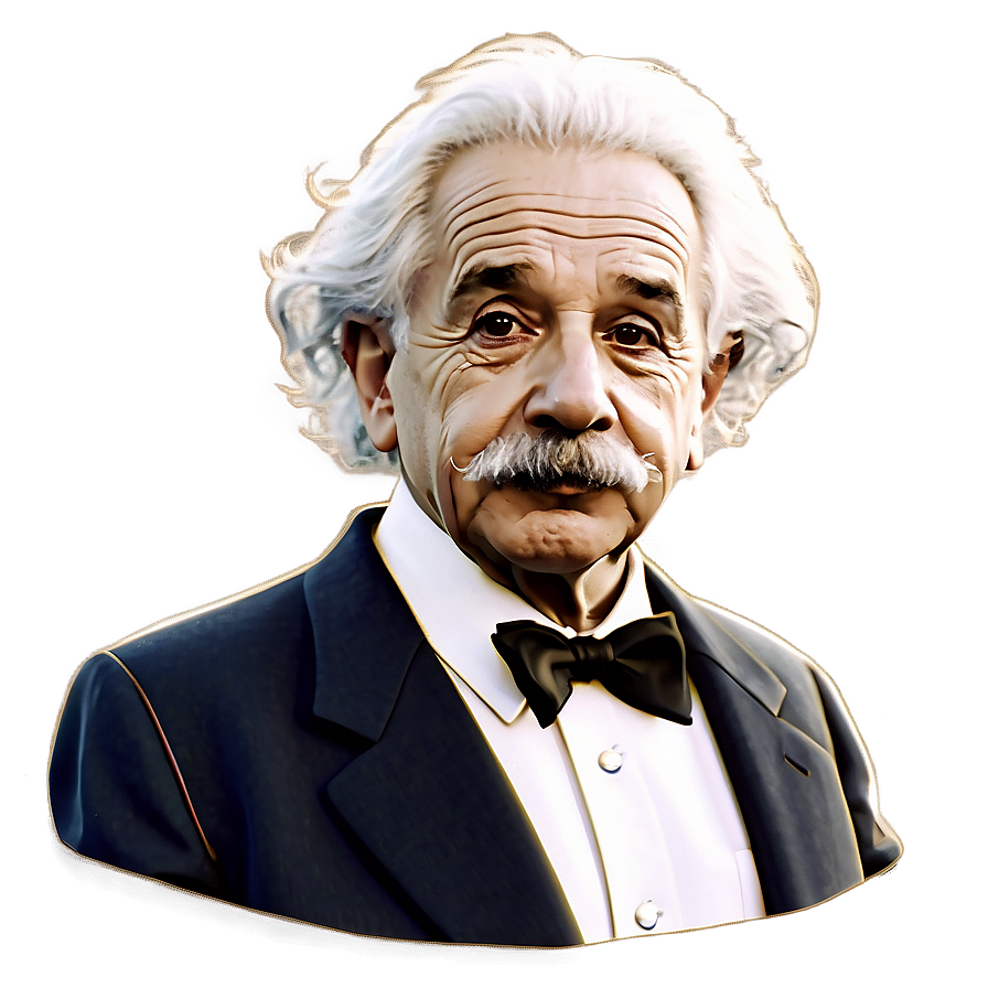 Minimalist Einstein Outline Png Sxp83 PNG