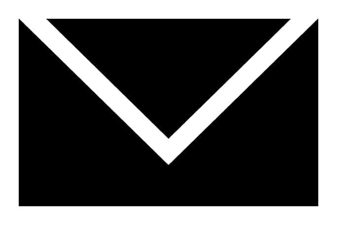 Minimalist Email Envelope Icon PNG