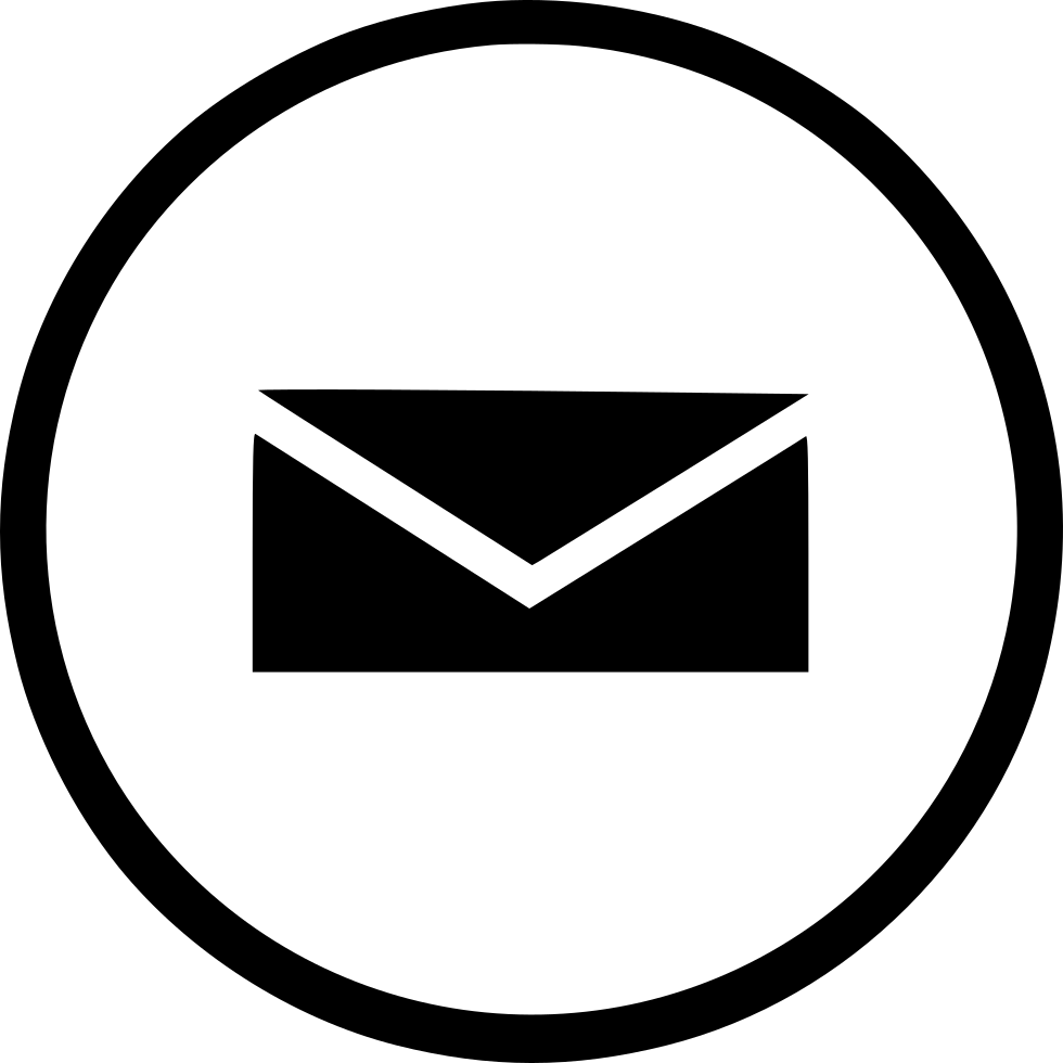 Download Minimalist Email Icon Blackand White 