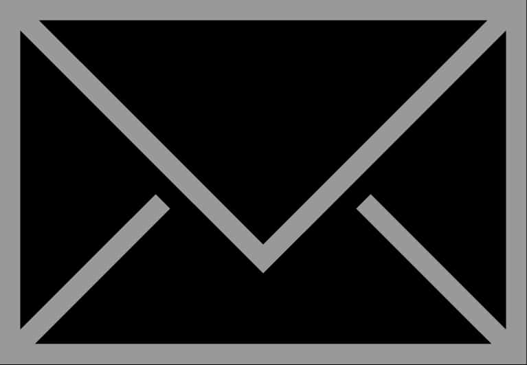 Minimalist Email Icon Design PNG