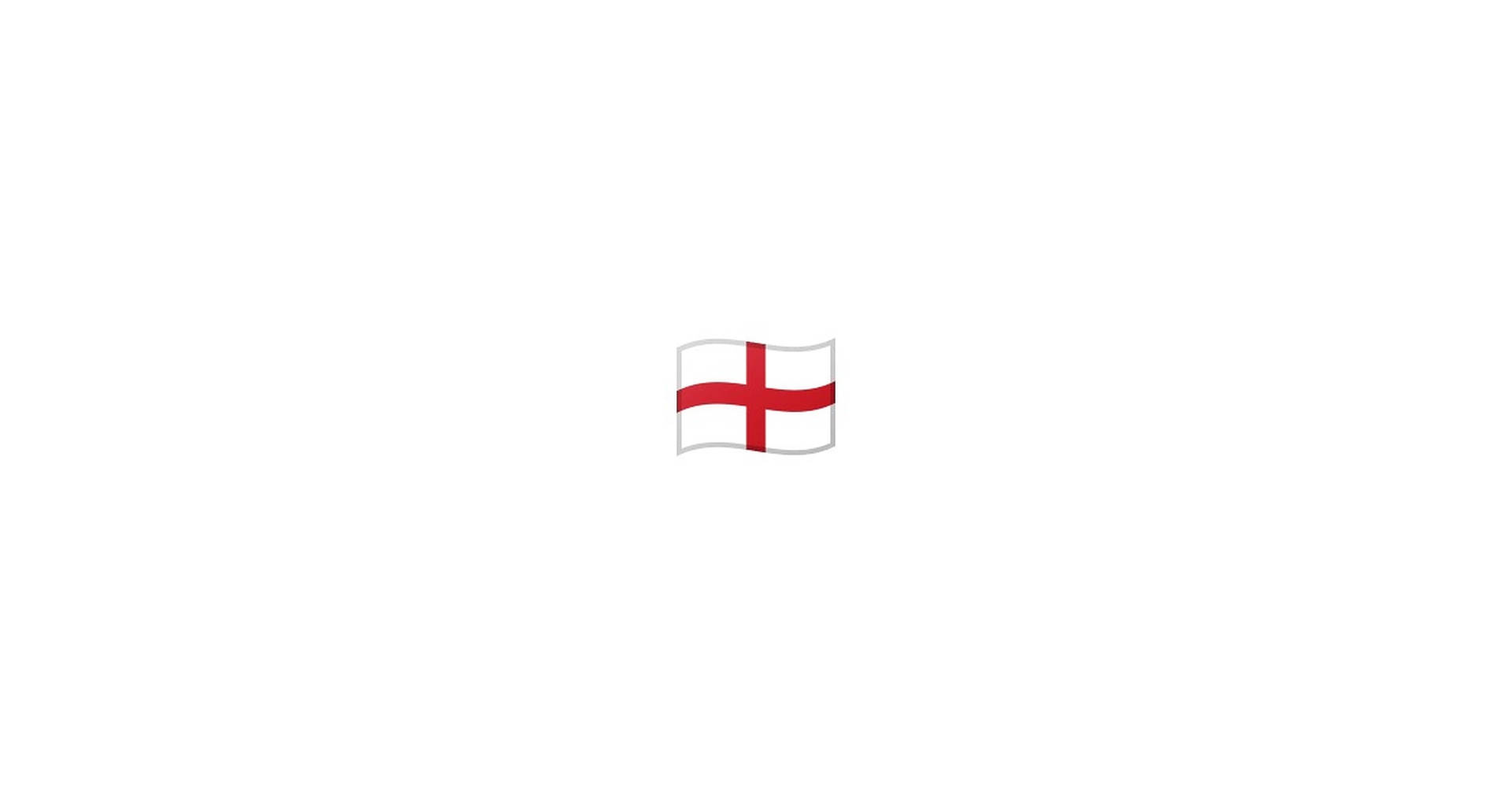 Minimalist England Flag Wallpaper