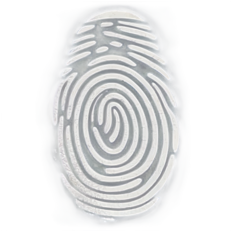 Minimalist Fingerprint Icon Png 05242024 PNG
