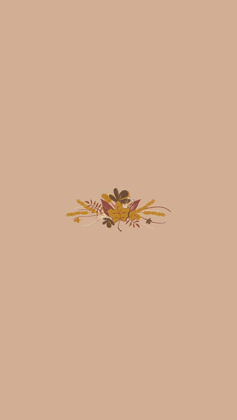 Minimalistischeästhetische Blume Wallpaper