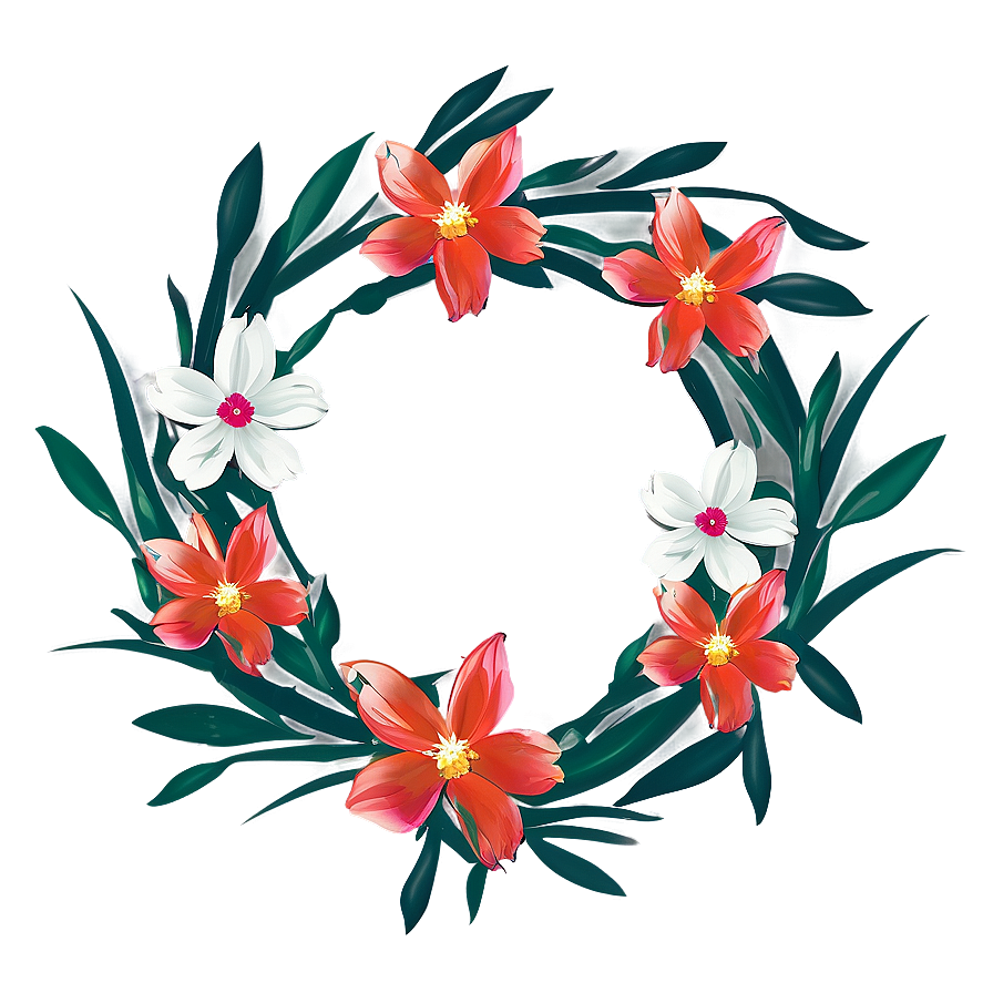 Minimalist Flower Circle Png 30 PNG