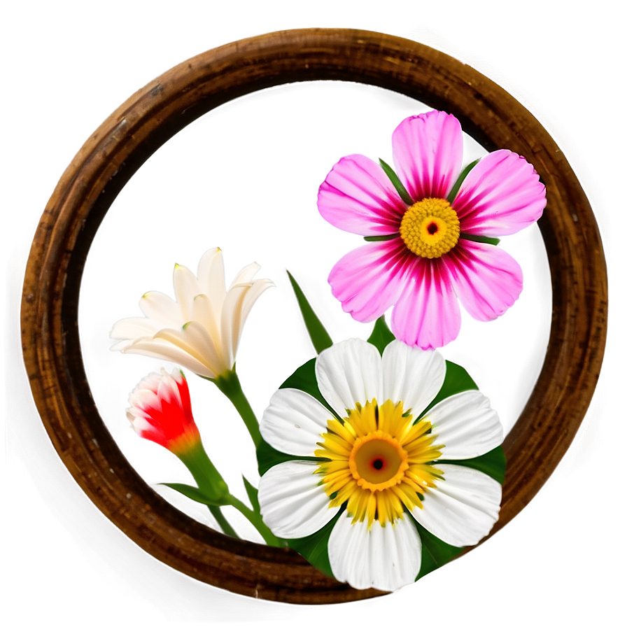 Minimalist Flower Circle Png Igo12 PNG