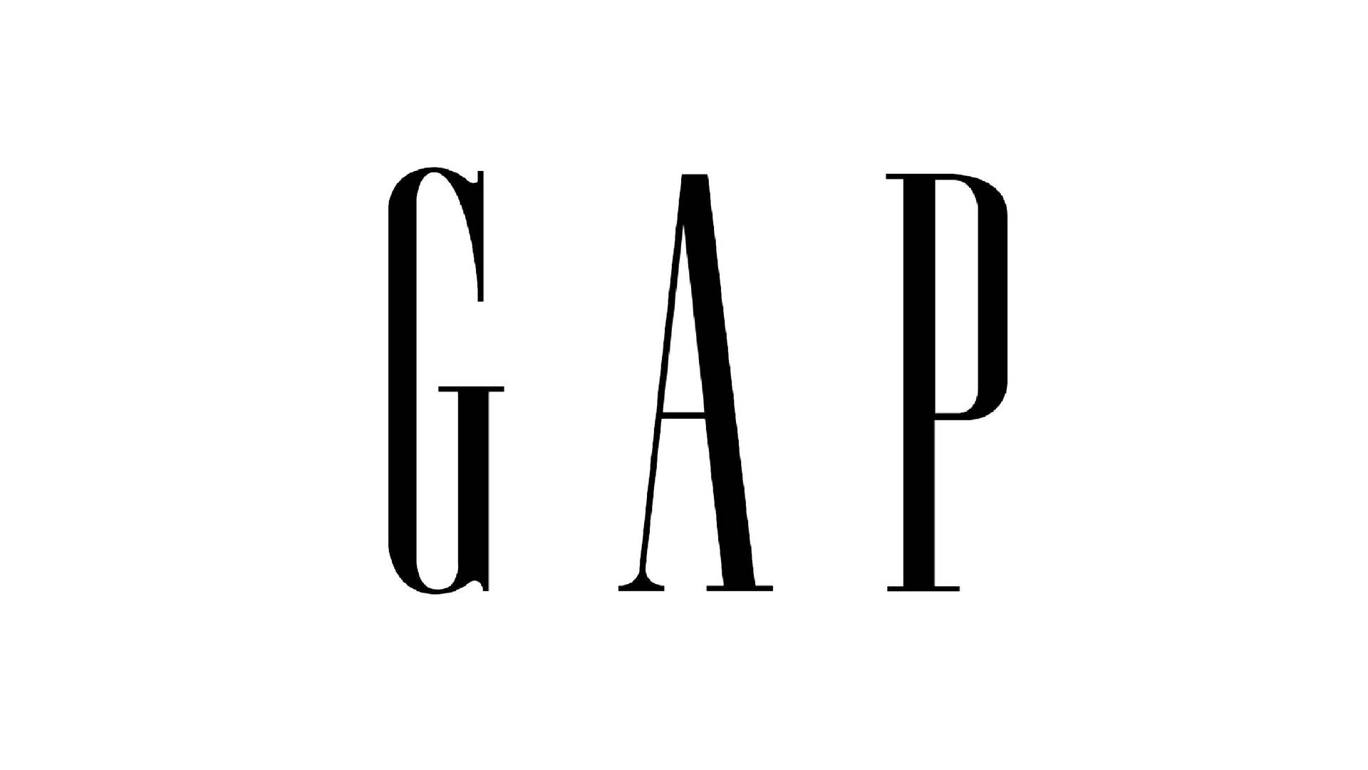 Minimalist Gap Branding Wallpaper