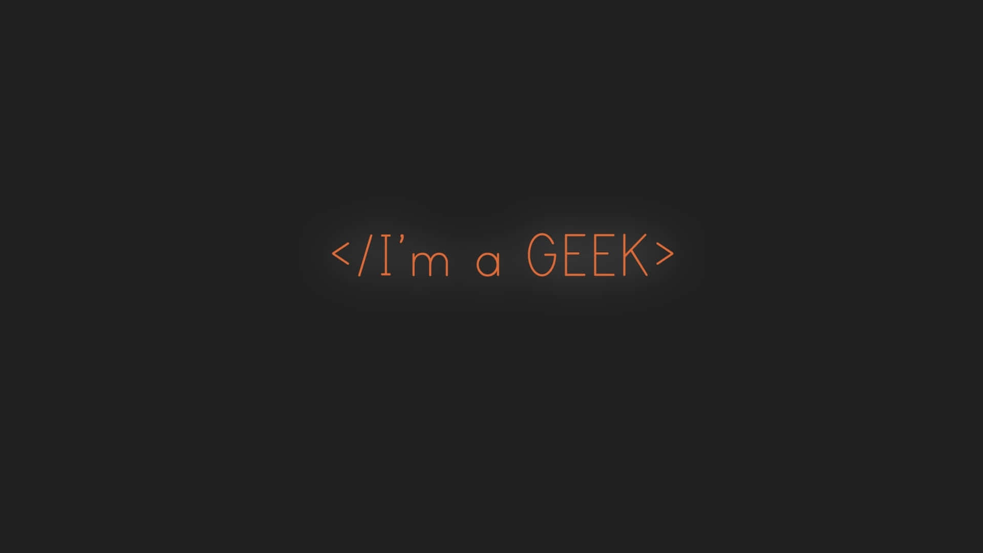 "Simplicity Starts with a Geek" Wallpaper