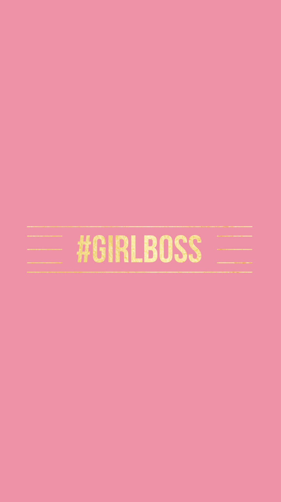 Minimalist Girl Boss In Pink