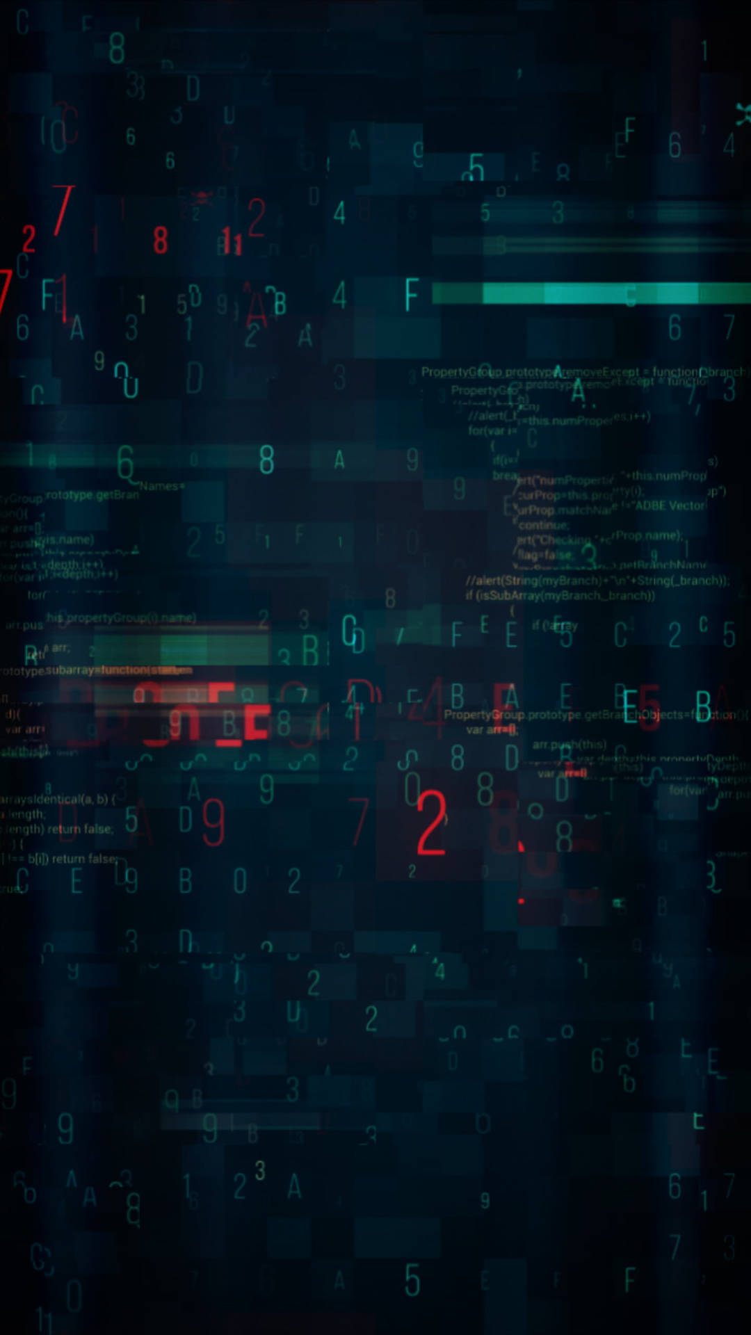 Minimalist Glitching Codes Hacking Android Background Wallpaper