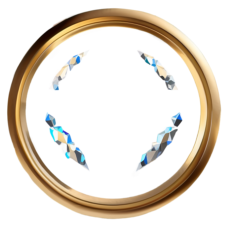 Minimalist Gold Circle Frame Png 47 PNG