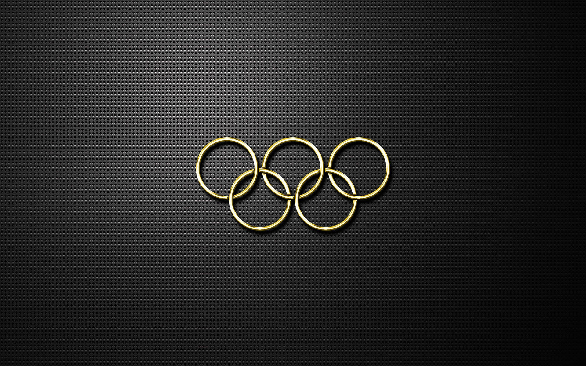 Minimalist Gold Olympics Logo wallpaper