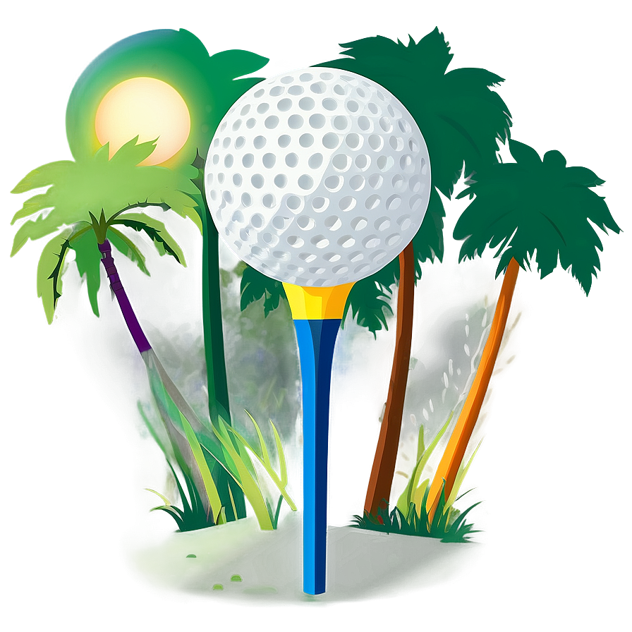 Download Minimalist Golf Tee Png Upi | Wallpapers.com