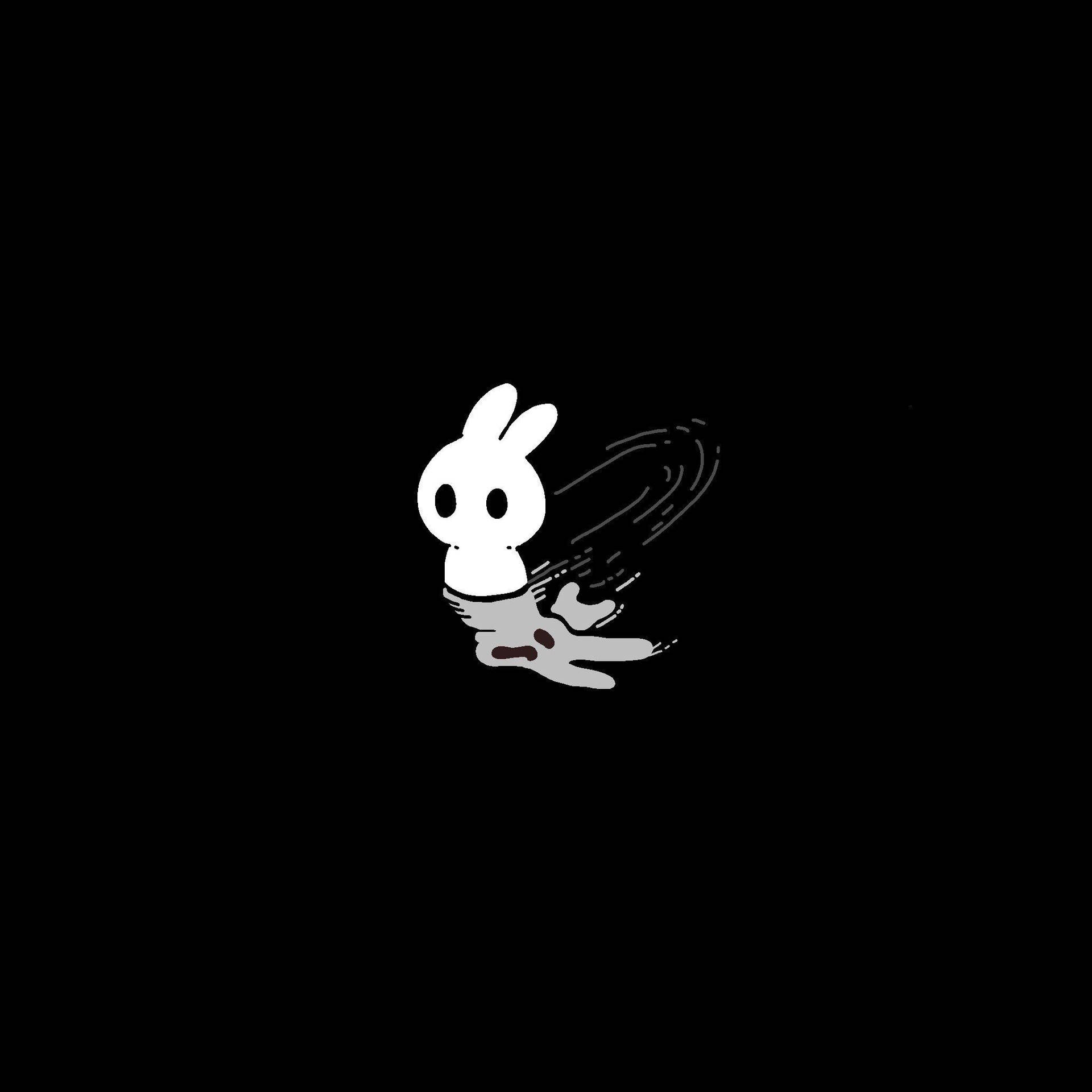 Minimalist Goth Bunny