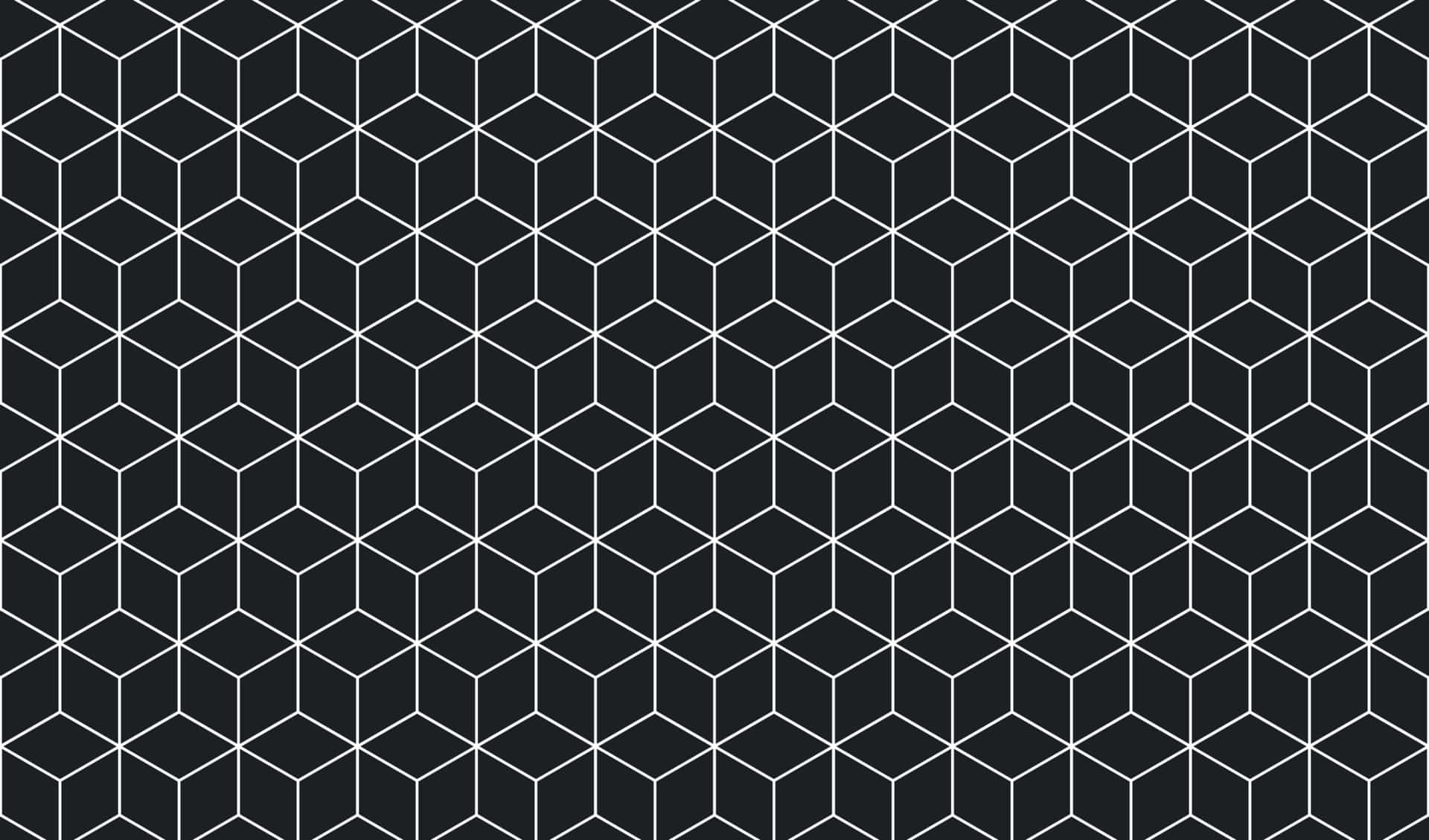 A Black And White Geometric Pattern Wallpaper