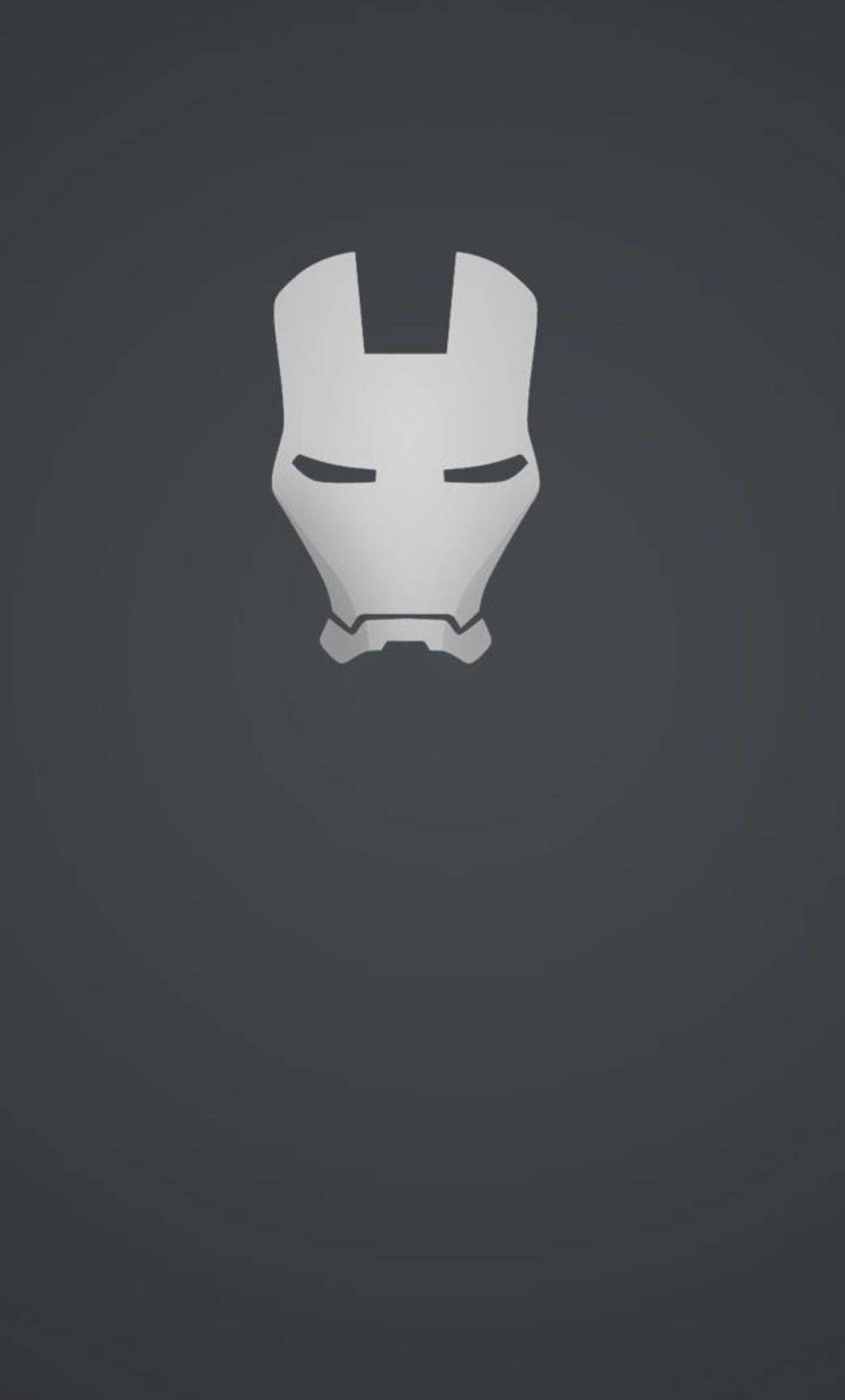 Minimalist Grey Iron Man Iphone Wallpaper