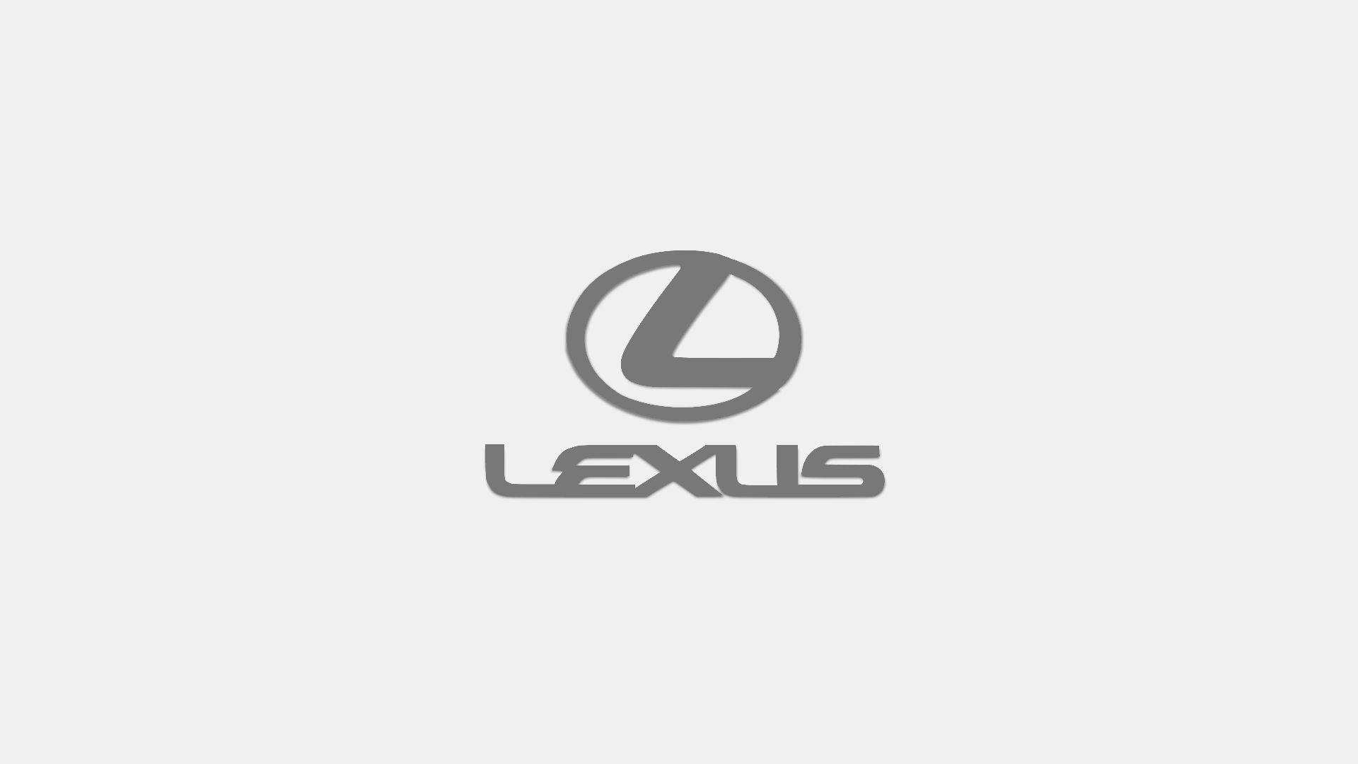Minimalist Grey Lexus Logo Wallpaper