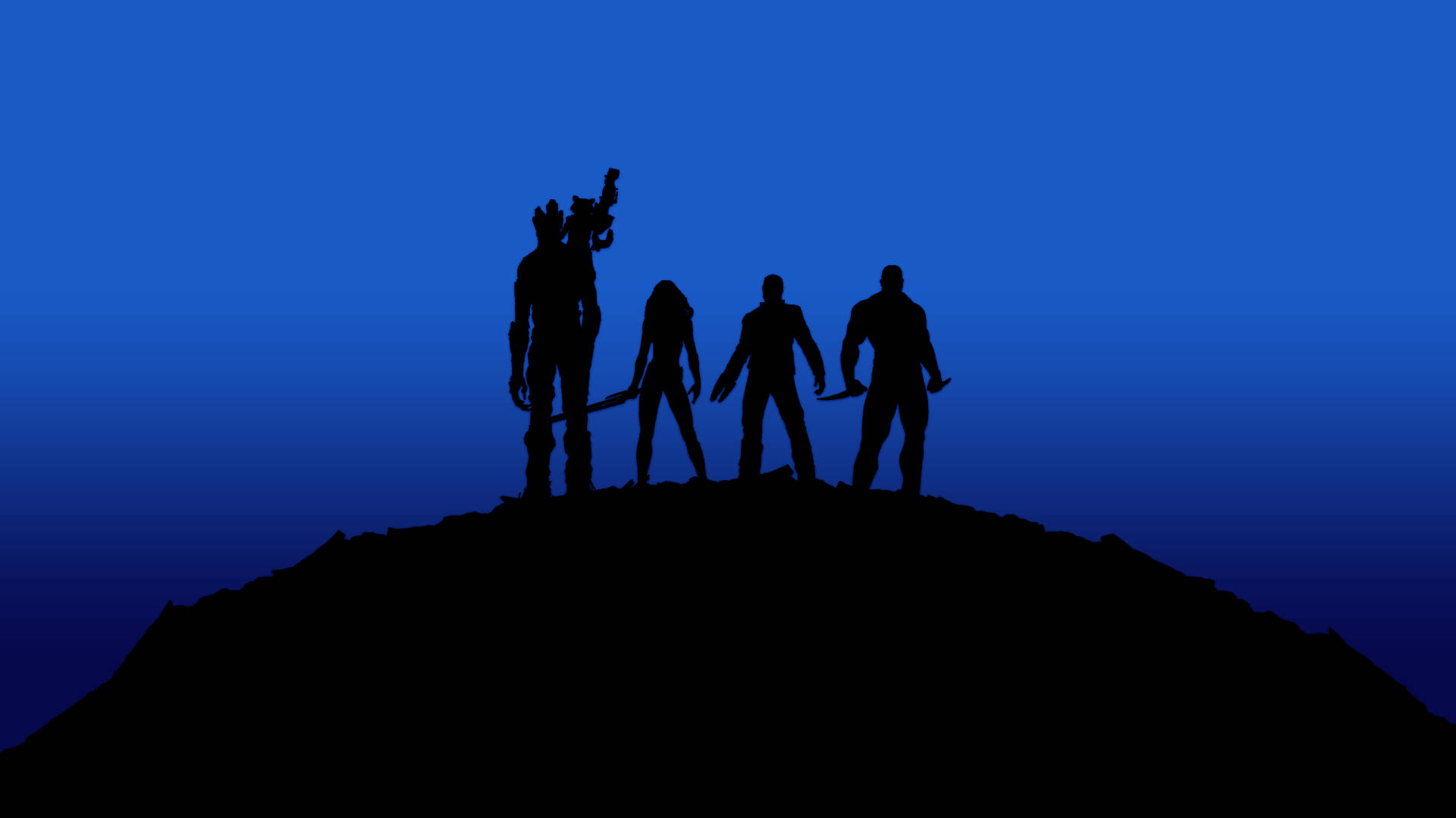 Minimalist Guardians Of The Galaxy HD Wallpaper
