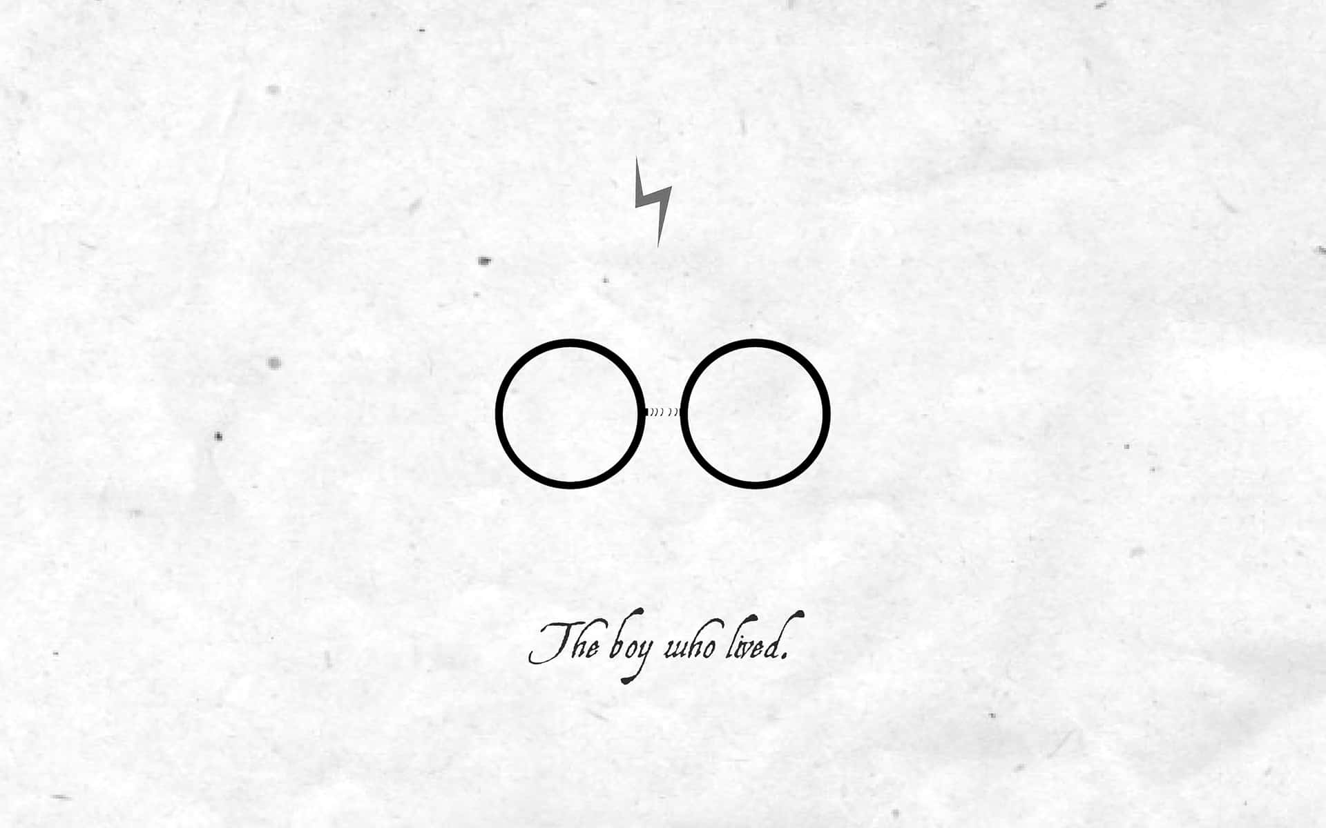 Minimalist Harry Potter The Boy Who Lived Wallpaper