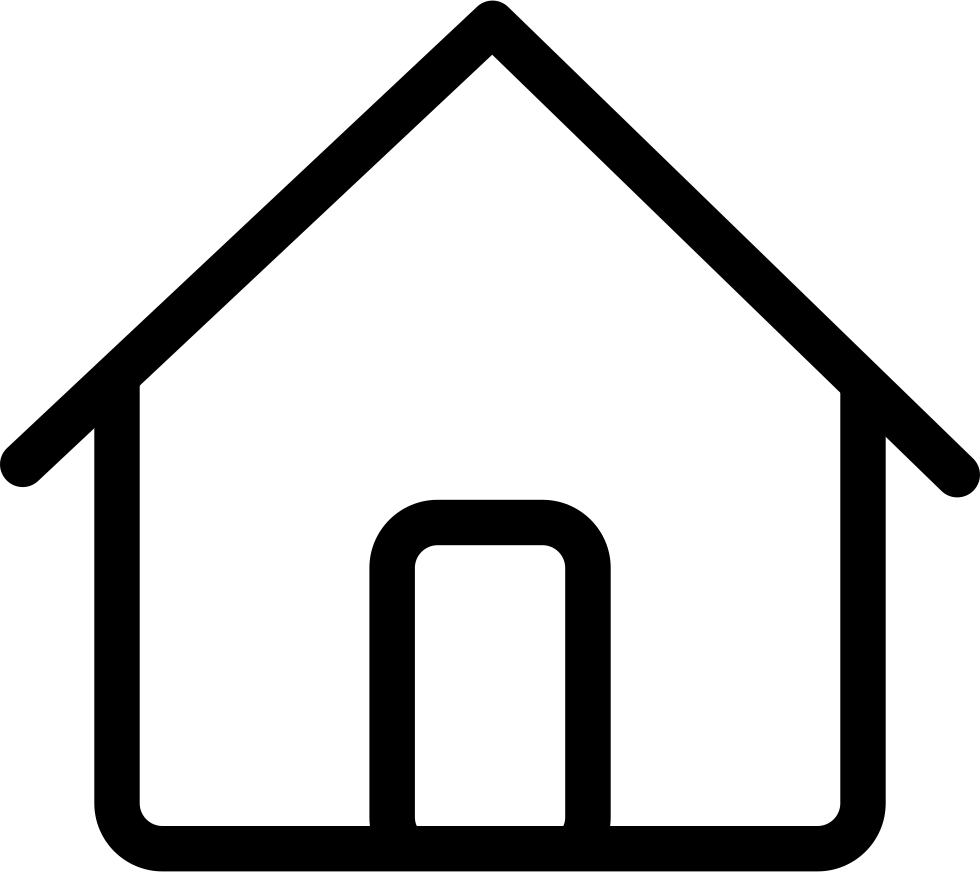 Minimalist Home Icon PNG