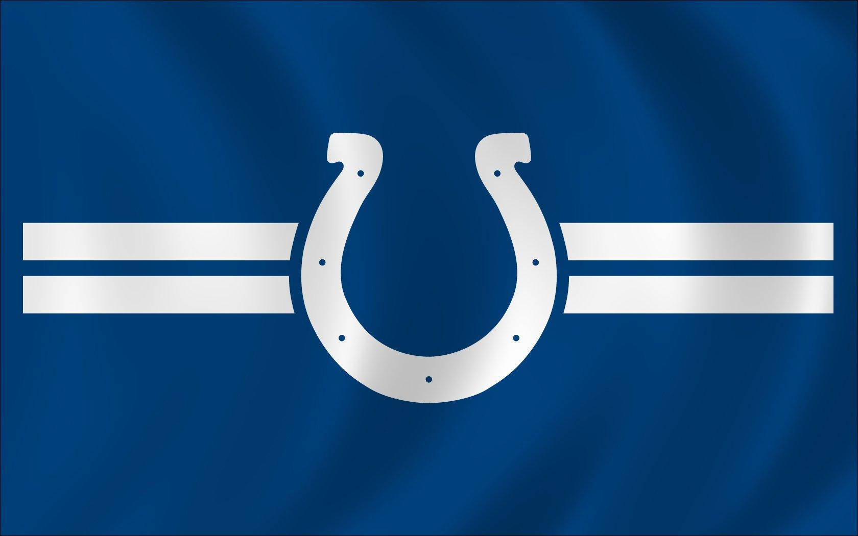 Colts De Indianápolis Minimalista Fondo de pantalla