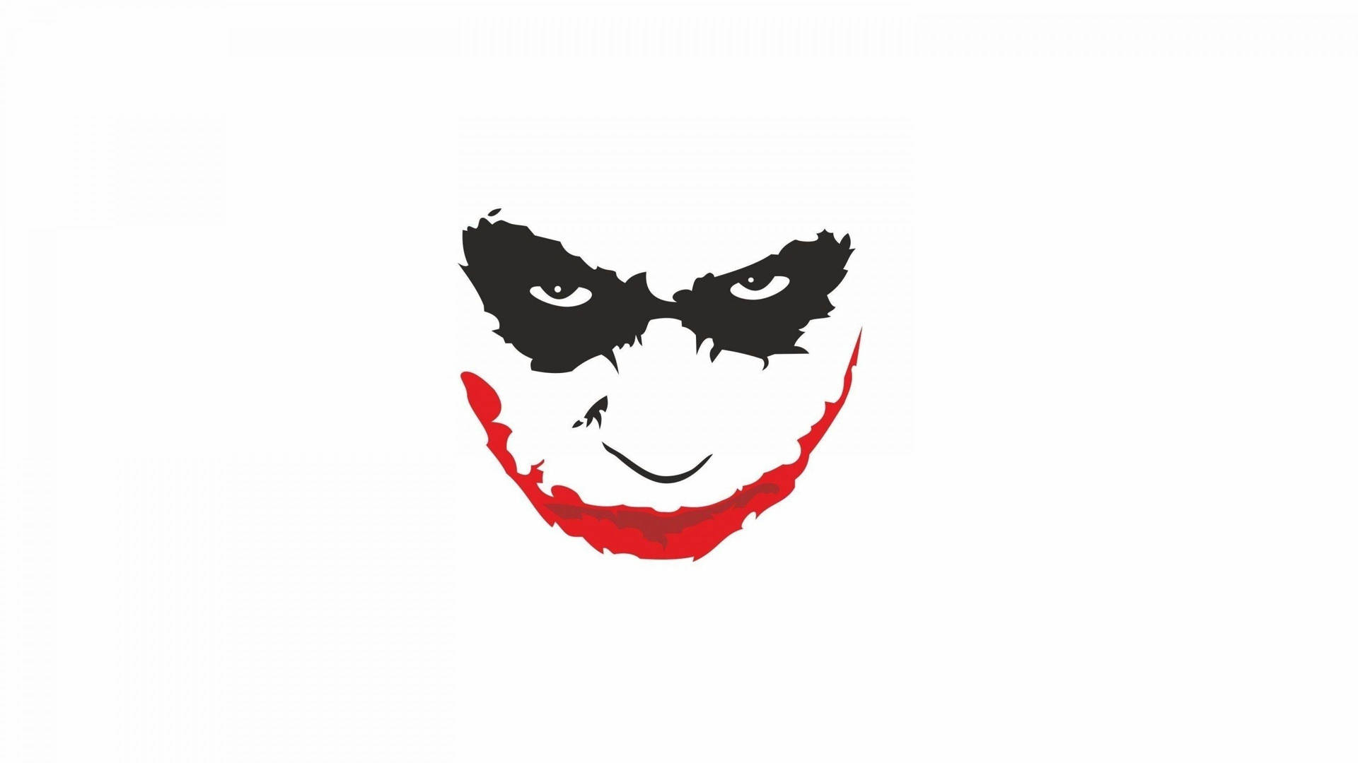 Minimalist Joker Mad Smile Wallpaper