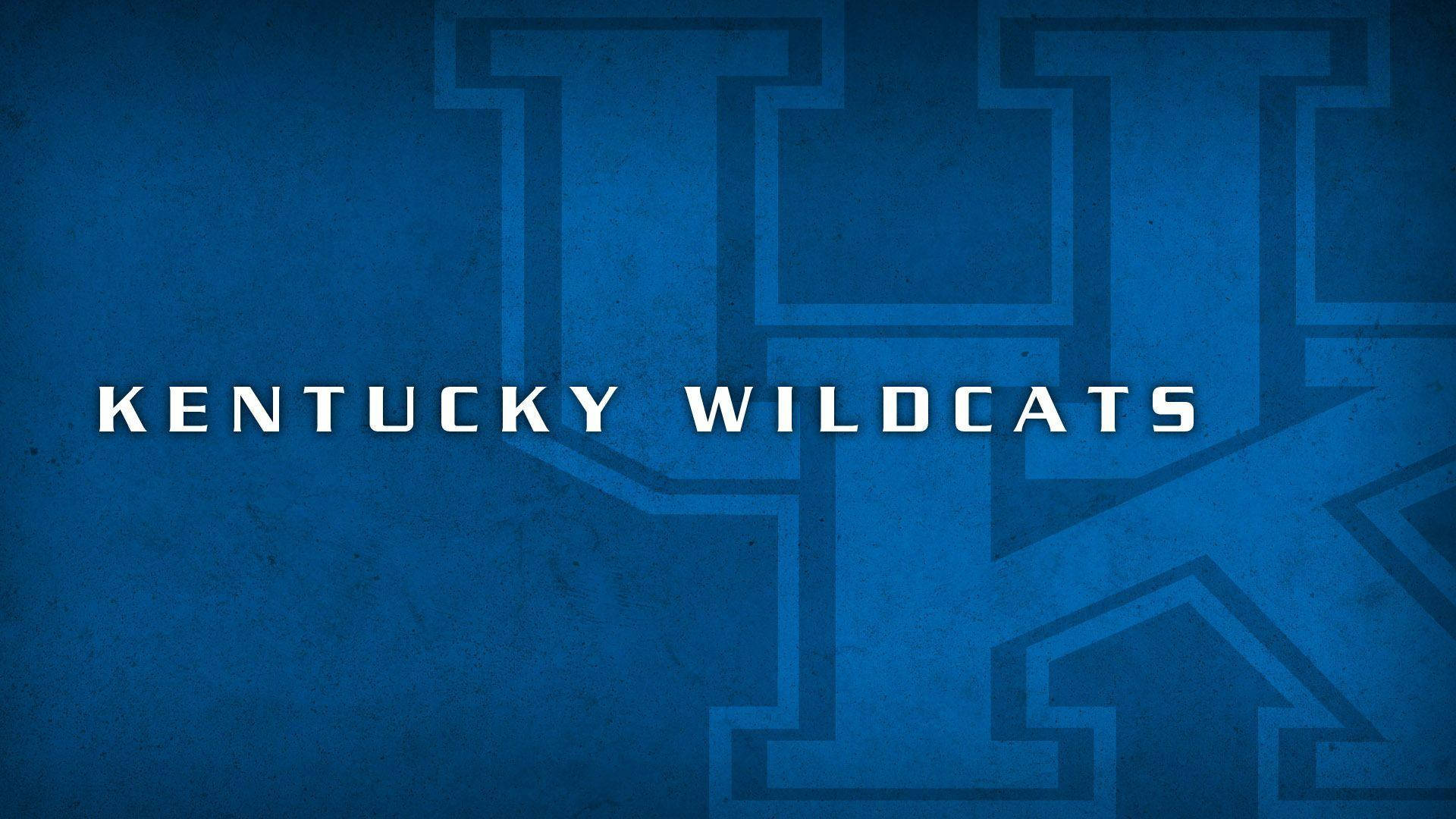 Minimalistisk Kentucky Wildcats mønster Wallpaper