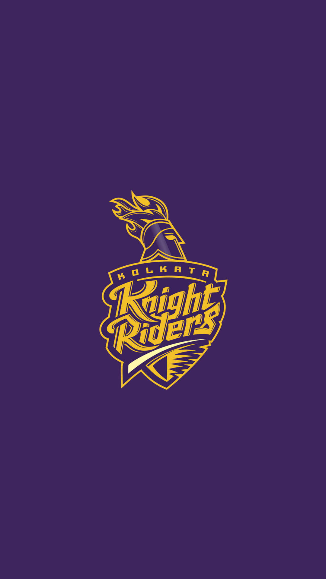 Minimalist Kolkata Knight Riders Wallpaper