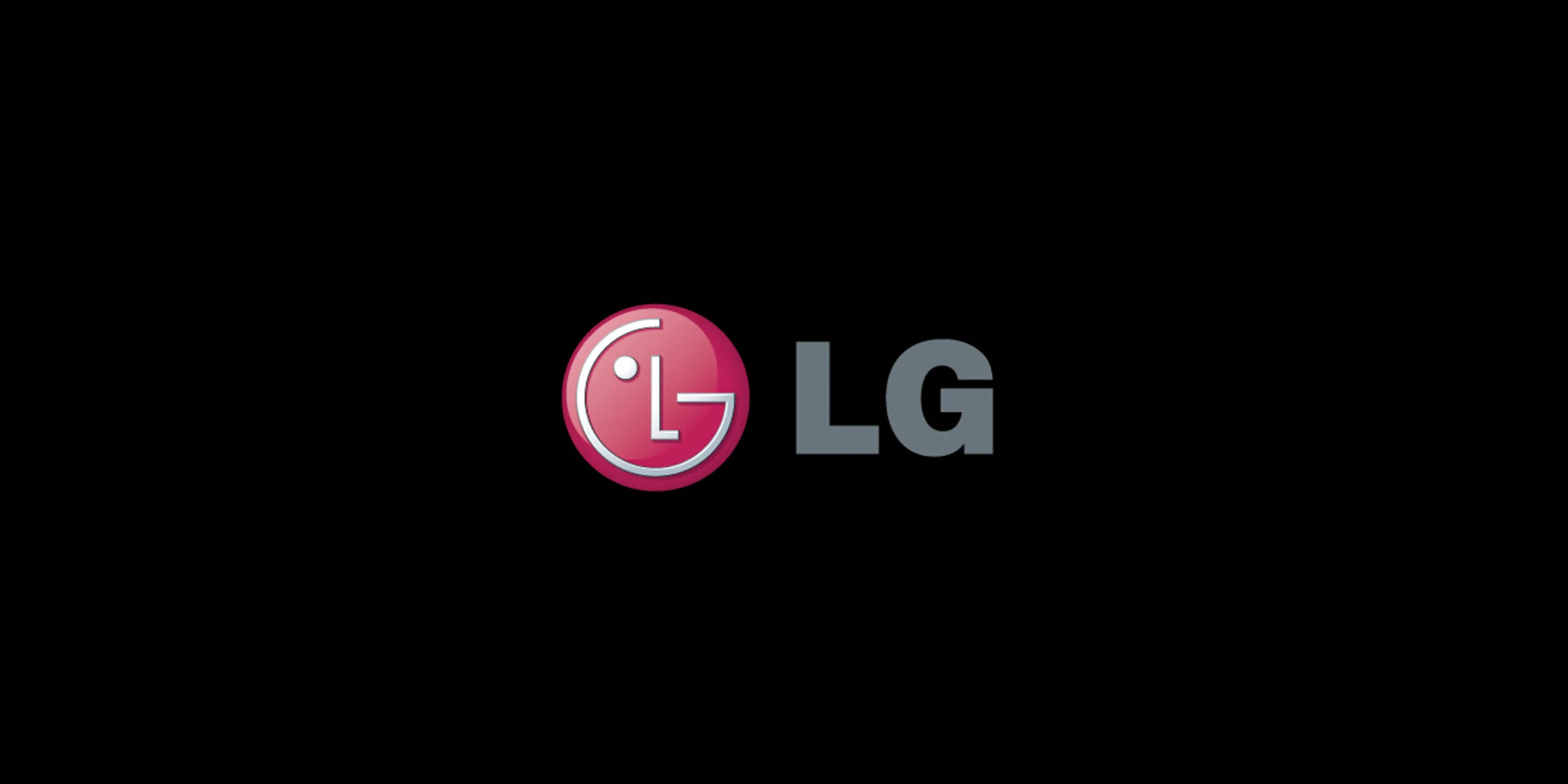 Minimalist LG TV Logo Wallpaper