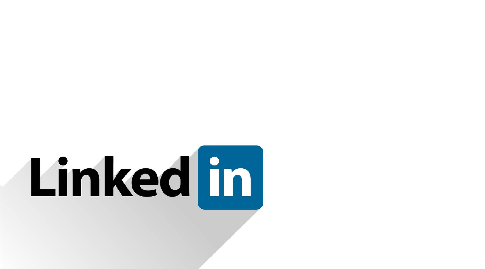 Minimalistisk LinkedIn-platform logo tapet Wallpaper