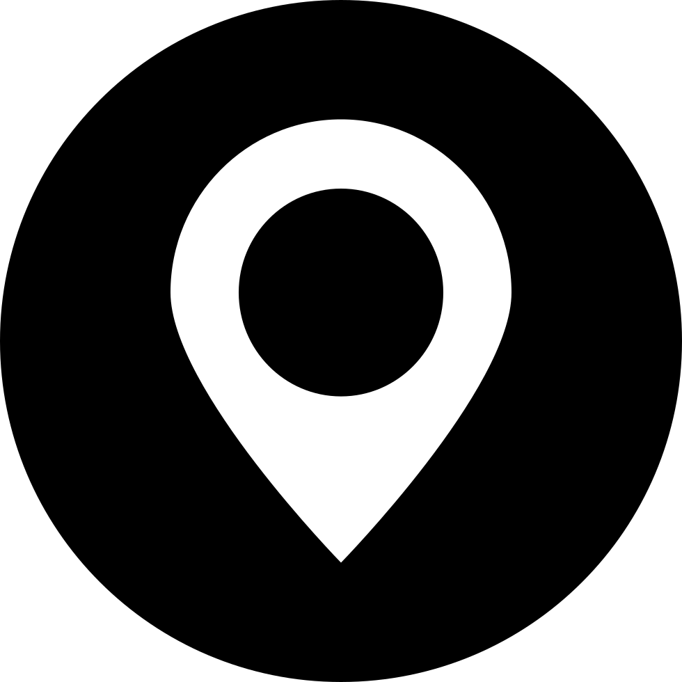 Minimalist Location Pin Icon PNG