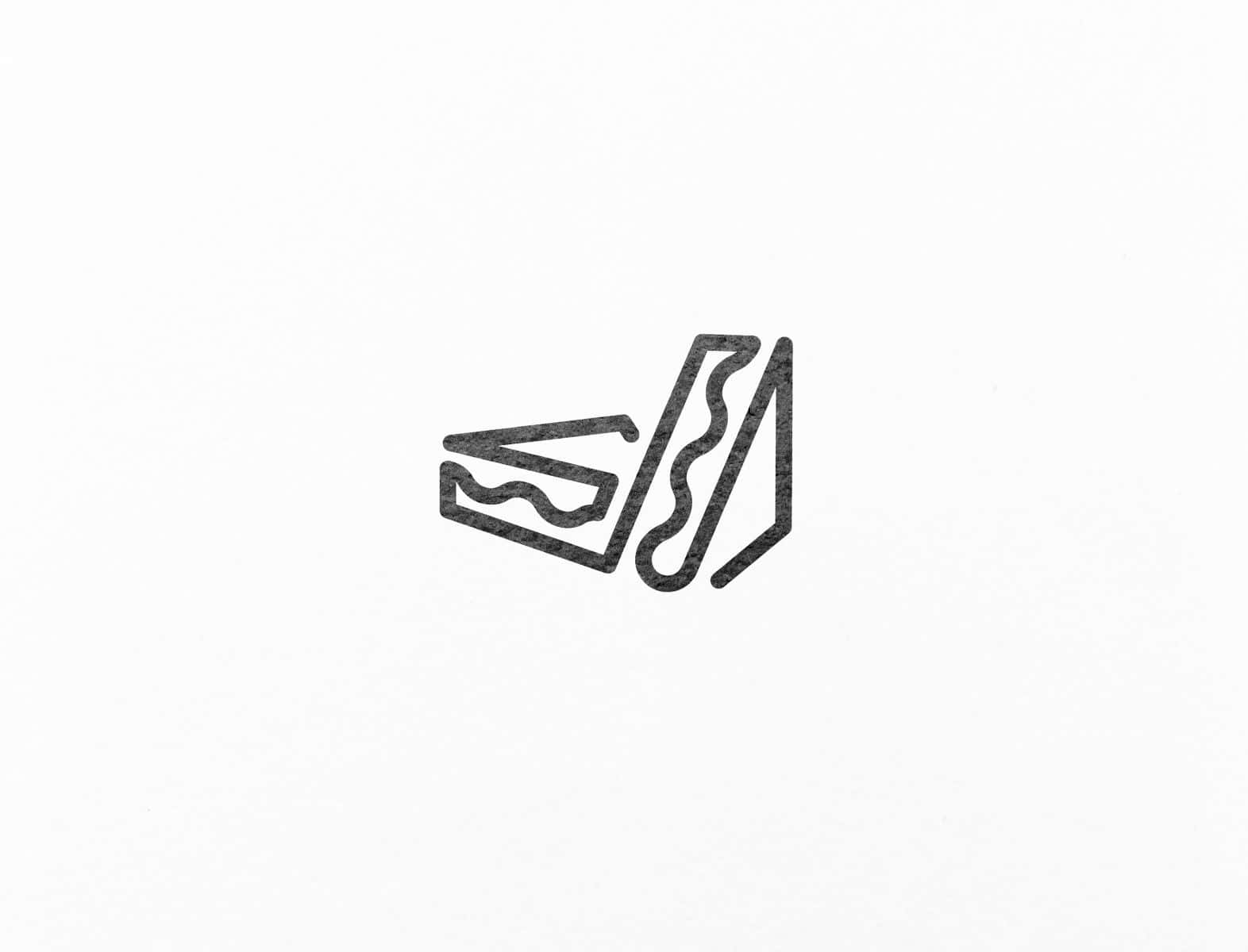 Minimalist geometric logo Wallpaper