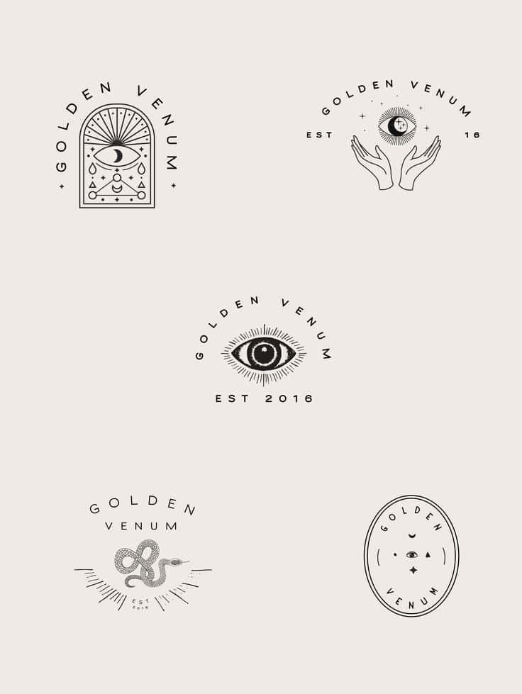 Abstract Minimalist Logo Design Wallpaper