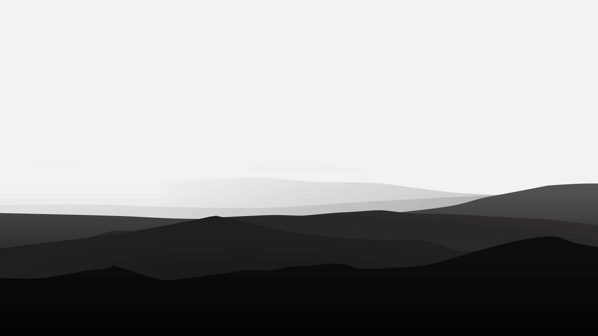 Minimalist Mac Book Background Silhouette Landscape Wallpaper