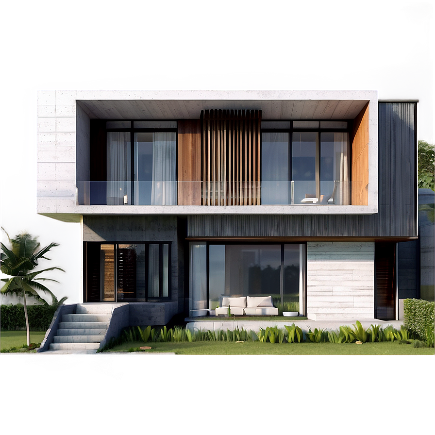 Minimalist Mansion Architecture Png 32 PNG