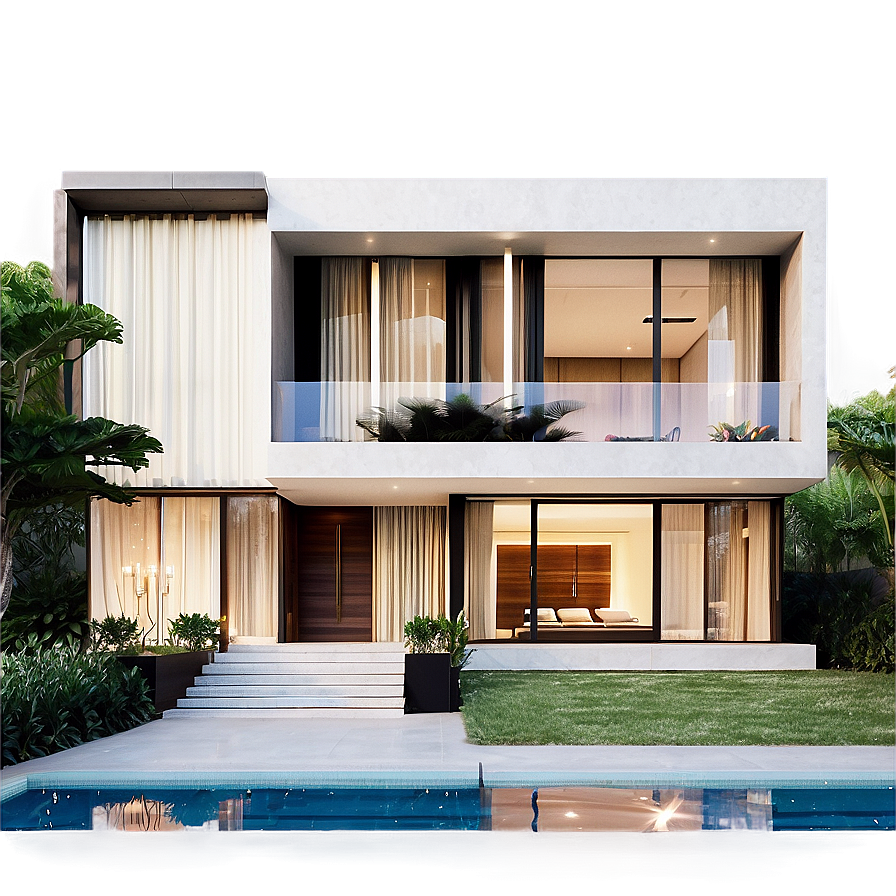 Minimalist Mansion Architecture Png Cev PNG
