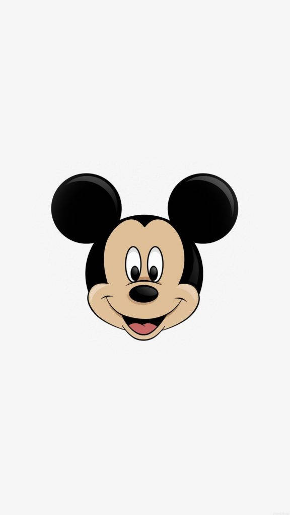 Minimalist Mickey Mouse Disney Iphone Wallpaper