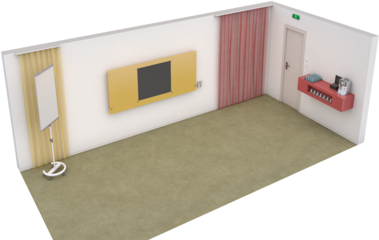 Minimalist Modern Room Design PNG