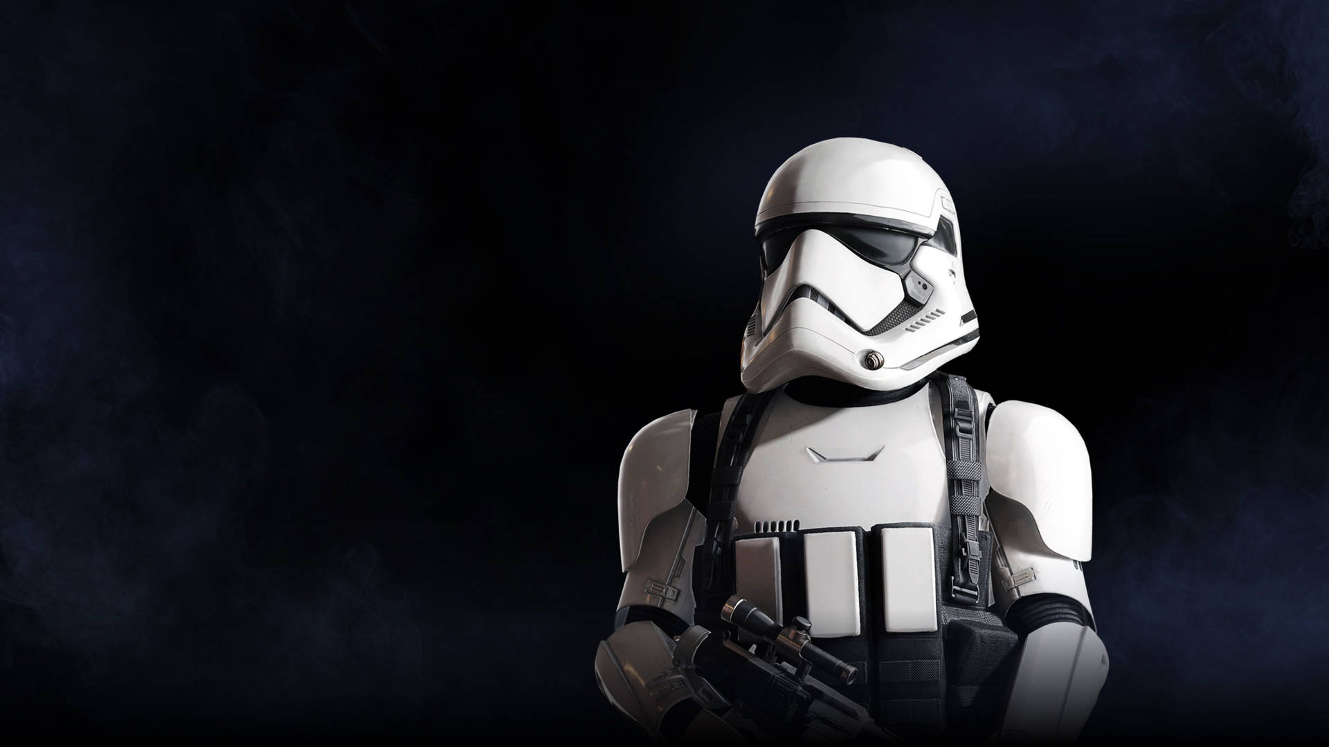 Modern Stormtrooper Ready For Action Wallpaper