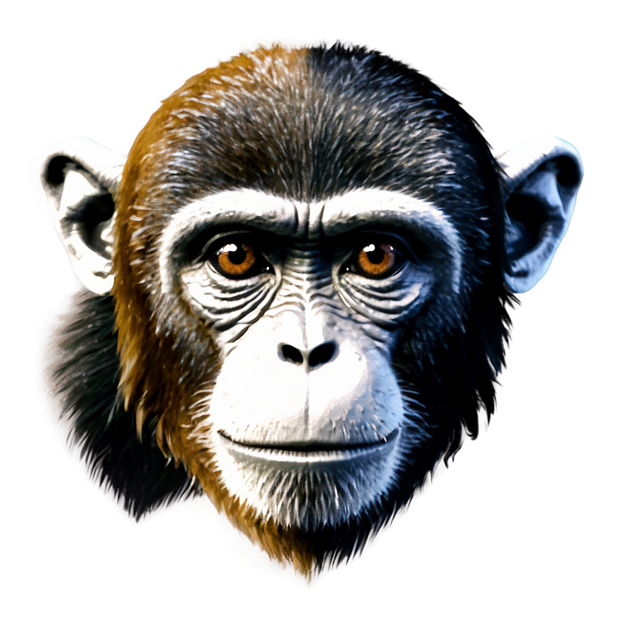 Minimalist Monkey Face Icon Png Cnm PNG