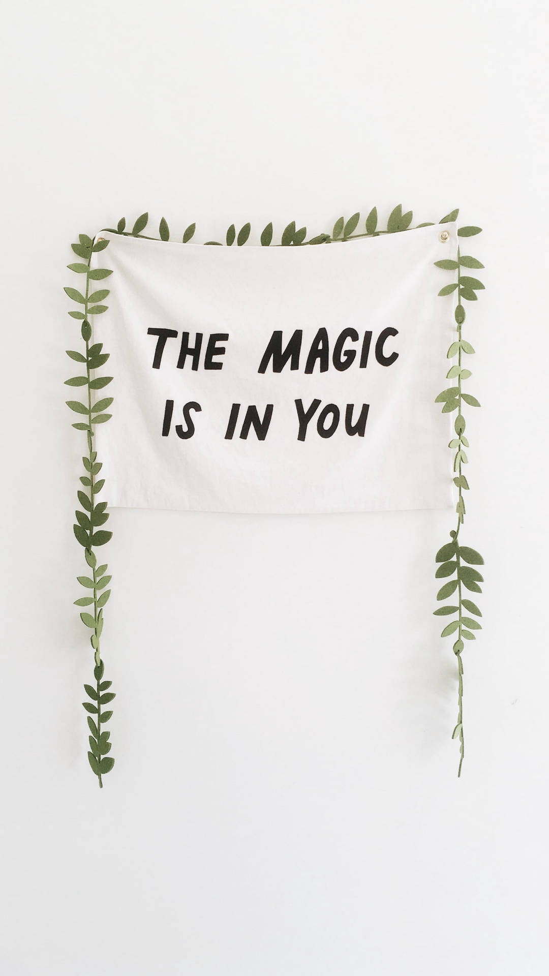 Minimalist Motivational Inner Magic Wallpaper