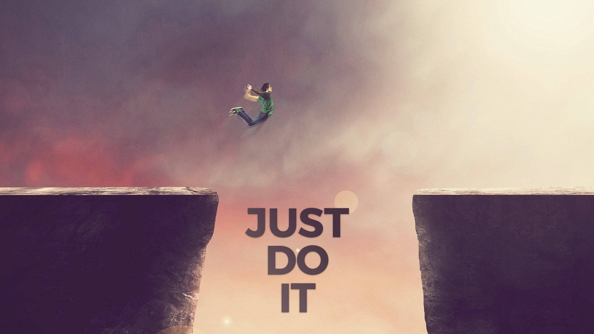 Minimalist Motivational Nike's Theme Wallpaper