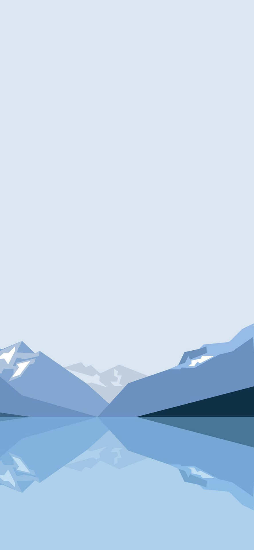 Minimalist Mountain Landscape Wallpaper Samsung S23 Wallpaper